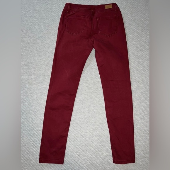 Denim Blvd, Los Angeles Women’s Skinny Jeans - Red - Size 0 - Trendy Denim - Picture 2 of 12